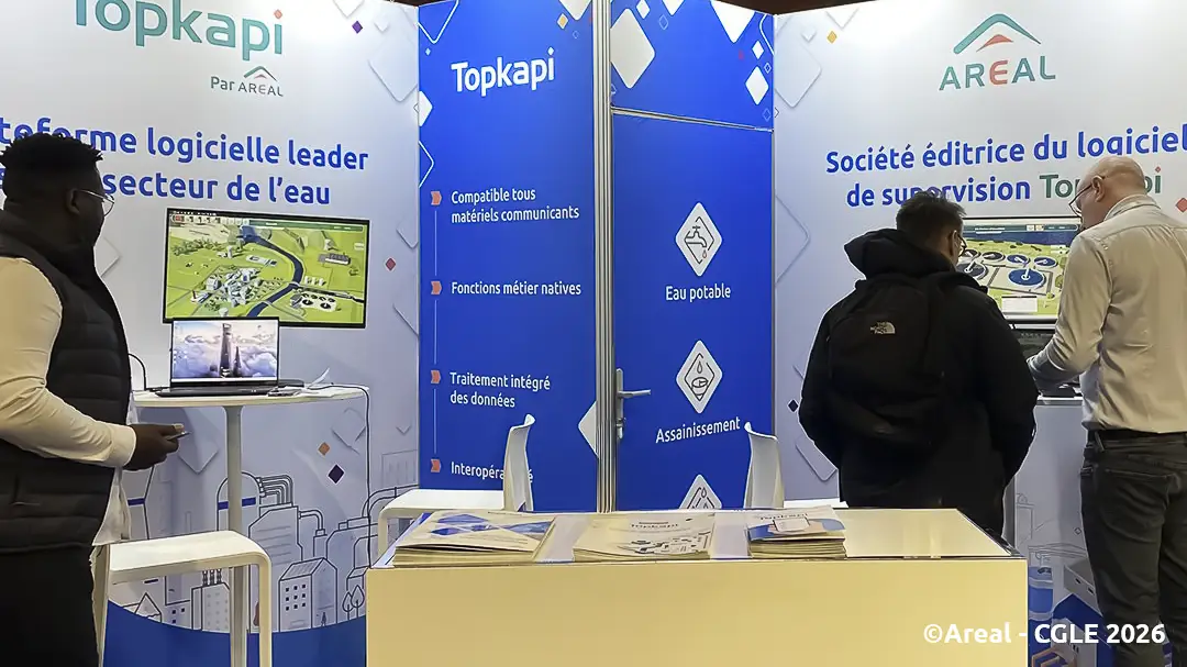 Habillage de stand CGLE pour Areal