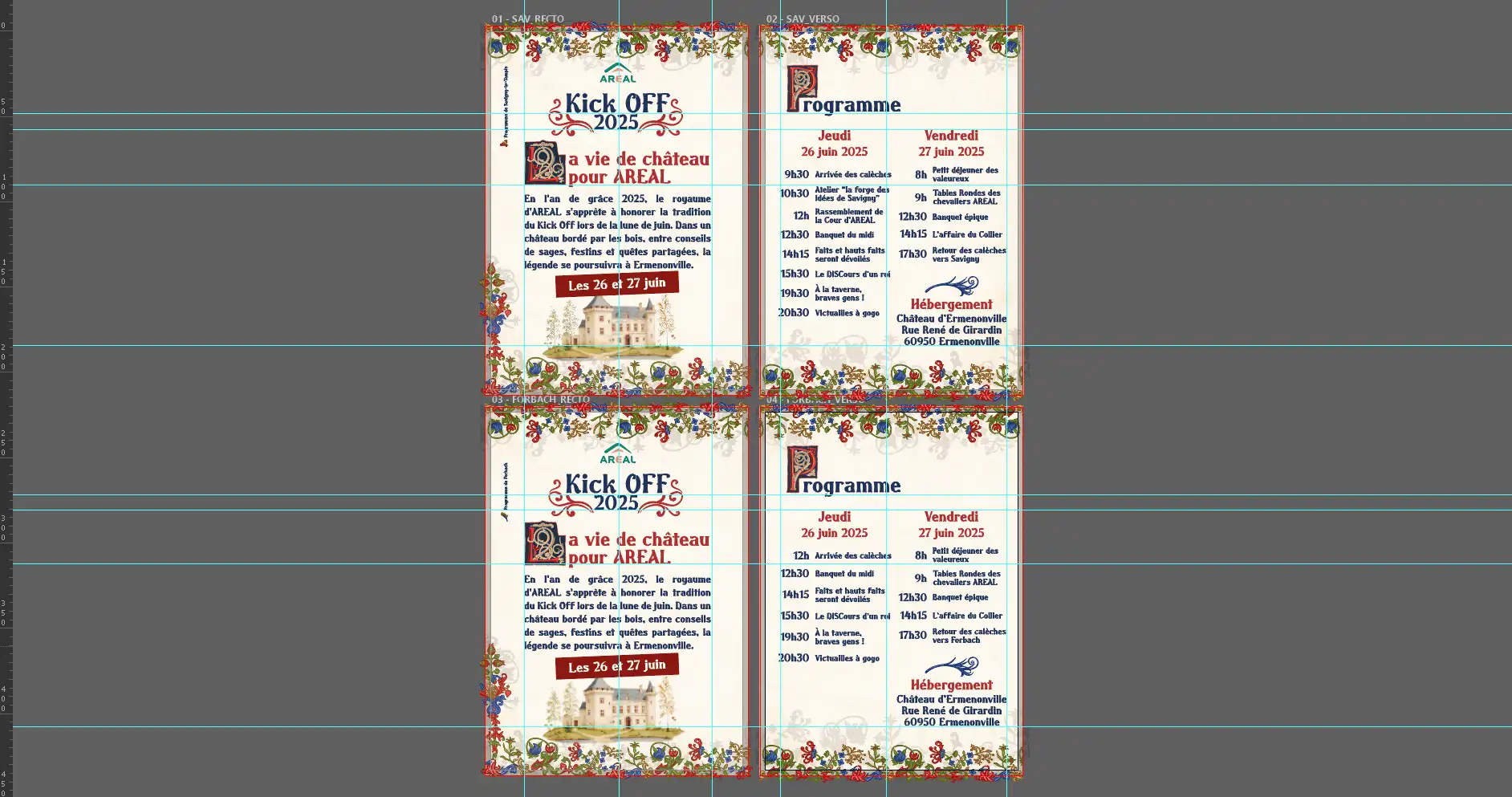 Visuels Illustrator Flyer Kick Off 2025 Areal