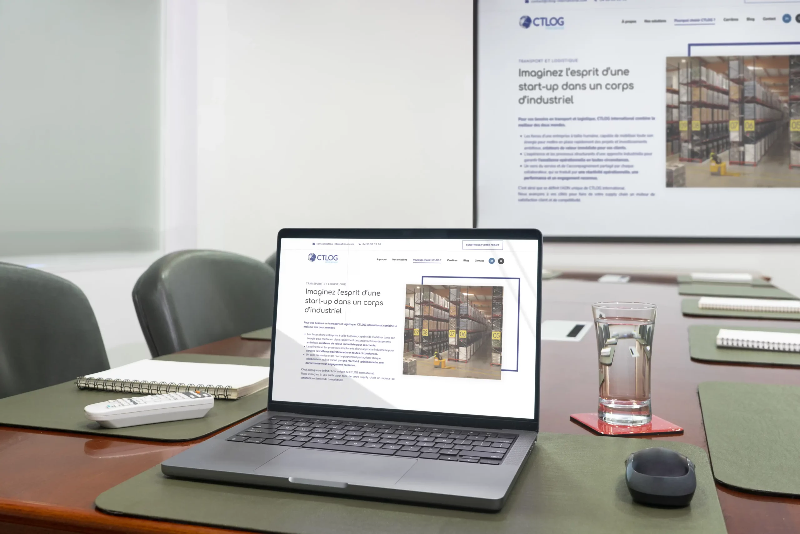 Ordinateur et site de CTLOG International