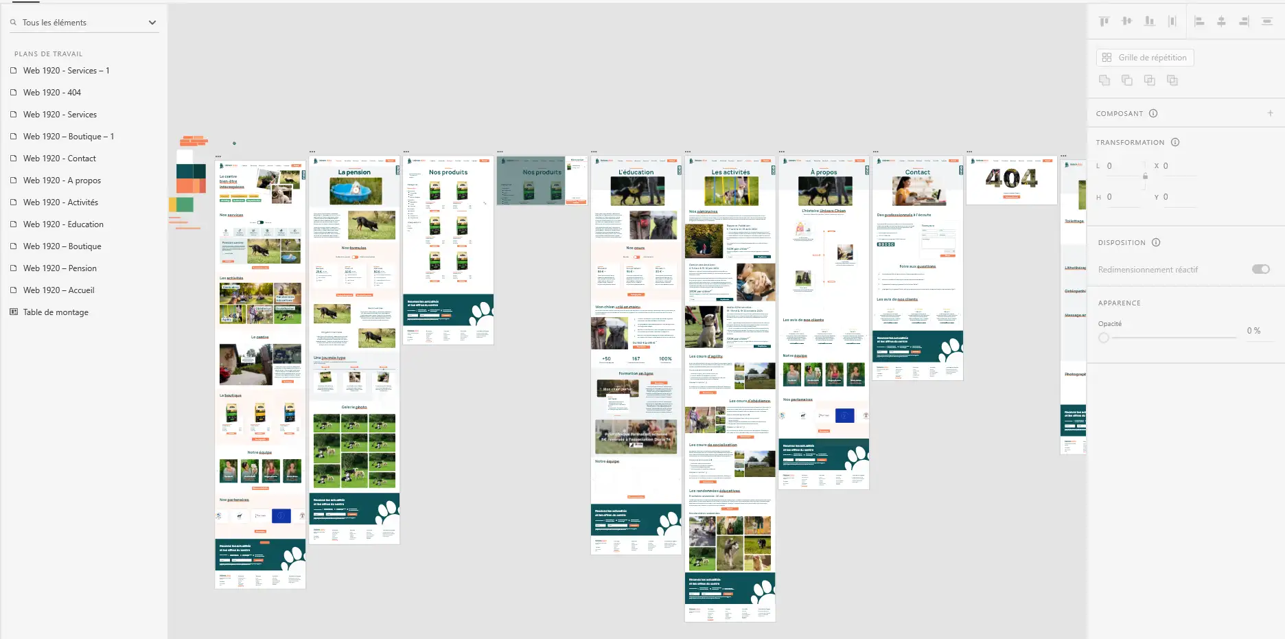 Maquettes site Skill's UP