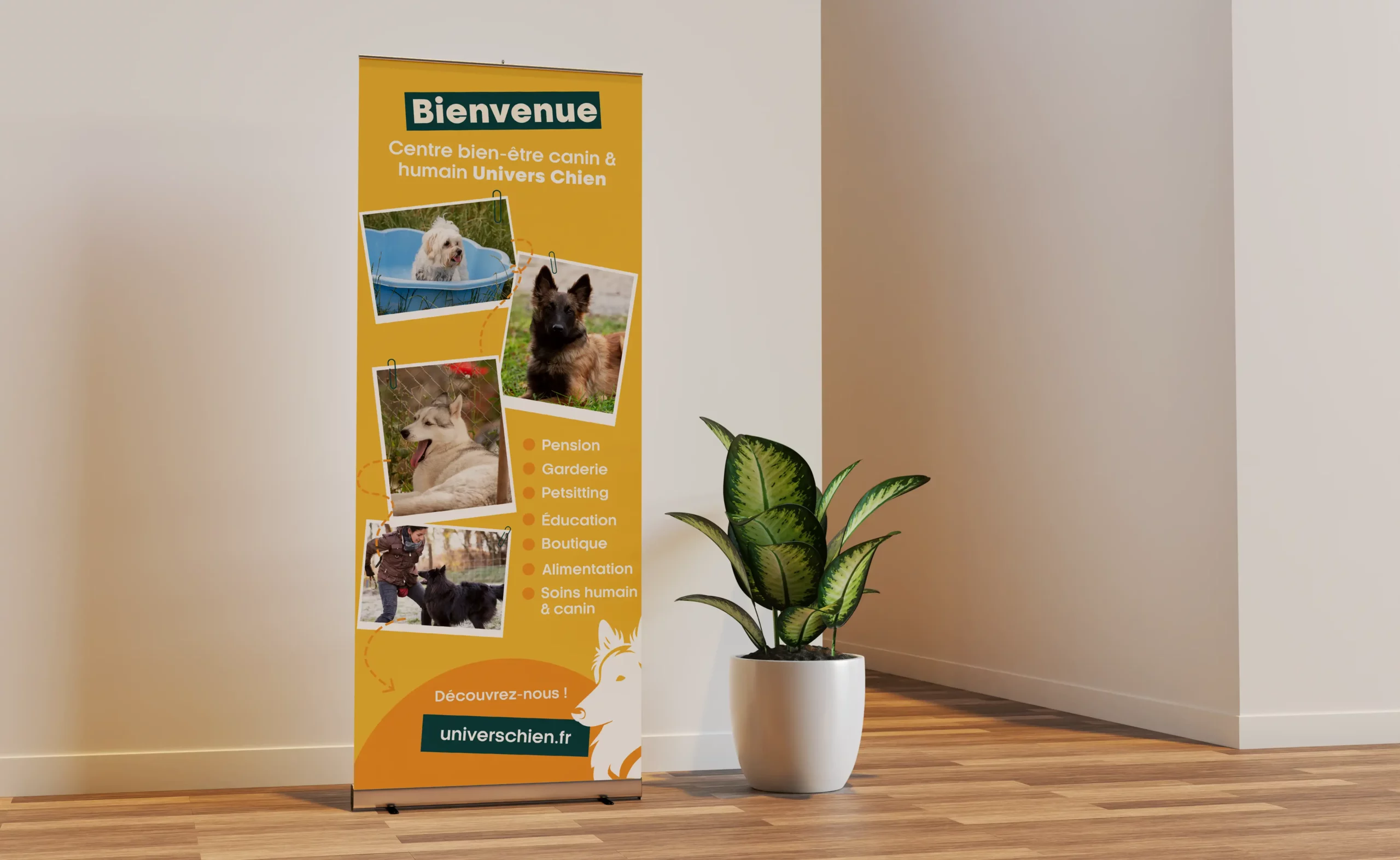 Roll-up Univers Chien